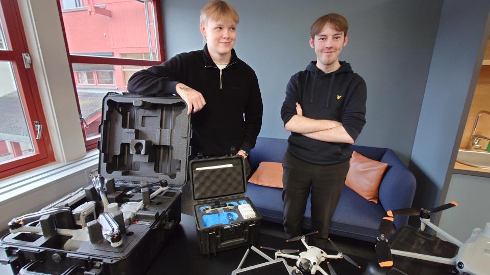 Lenke til artikkel: Fagbrev til dronelærlingene 