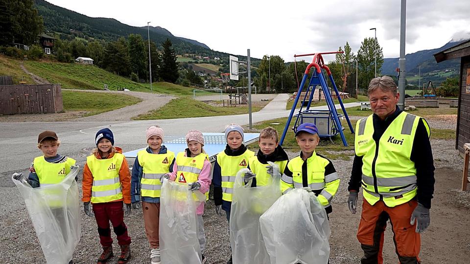 Lenke til artikkel: Fåvang-elever og ordfører med ryddeaksjon